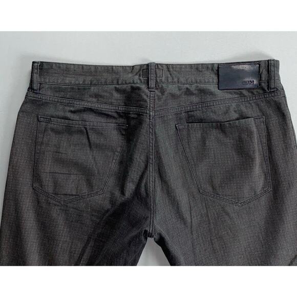 Hugo Boss Maine3-20 Stretch 5-Pocket Jean Style Pants. Micro-Check, 38X29. GUC! - Picture 12 of 12